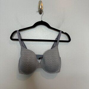 VICTORIA'S SECRET uplift semi demi bra in gray print size 38D